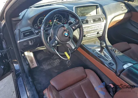 2014 BMW 640 I z USA, uszkodzony, nr VIN WBALW7C59EDX59092